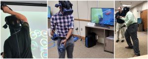 Students in the Top Gun Virtual Reality Center of Excellence